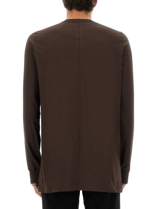  릭 오웬스 긴팔 티셔츠 RU02E1266 JA78 Brown - RICK OWENS
