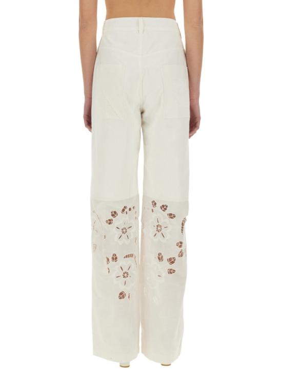 25SS 마린세르 스트레이트 팬츠 UPA056A UWOV0007WH10 White - MARINE SERRE
