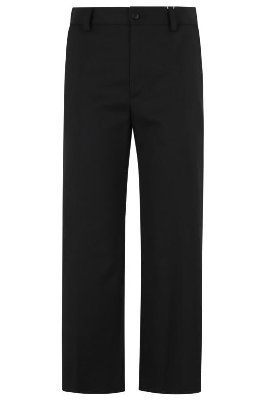 25FW MM6 메종마르지엘라 스트레이트 팬츠 S52KA0535 M35227 097 Black