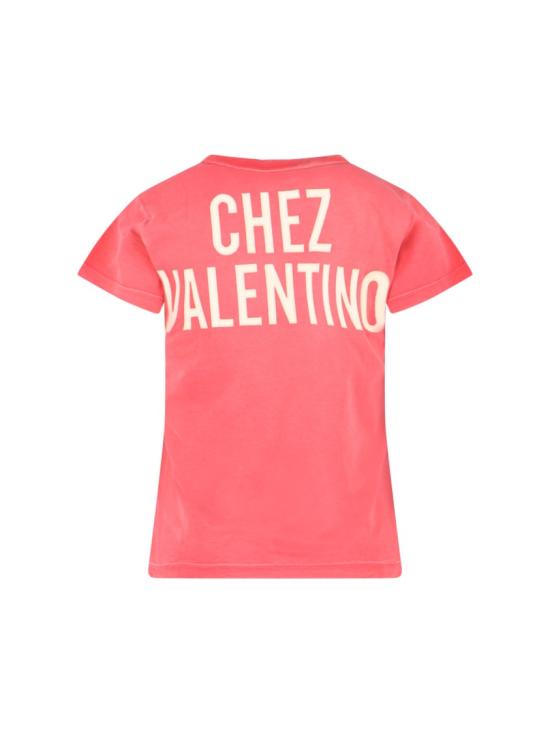 25FW 발렌티노 가라바니 반팔 티셔츠 7B3MG24Y9GLBNA Pink - VALENTINO GARAVANI