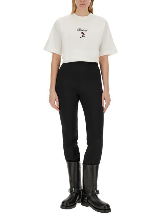  버버리 로즈 코튼 티셔츠 8083647 B7264 White - BURBERRY