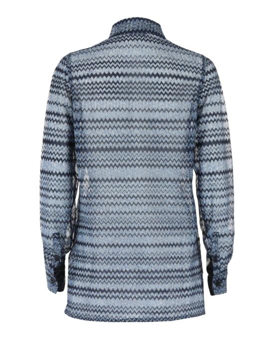  엠 미쏘니 블라우스 S23UJ02 BR00HP S725T 40887 M Blue - M MISSONI