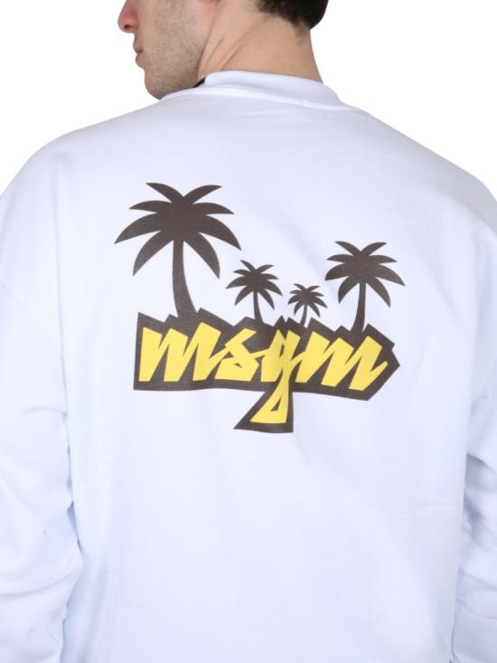  엠에스지엠 긴팔 티셔츠 3440MM192 23700001 White - MSGM