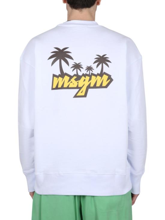  엠에스지엠 긴팔 티셔츠 3440MM192 23700001 White - MSGM