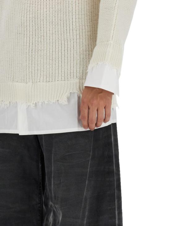  MM6 메종마르지엘라 스웨터 S62HL0015 S18382101 Neutrals - MM6 MAISON MARGIELA