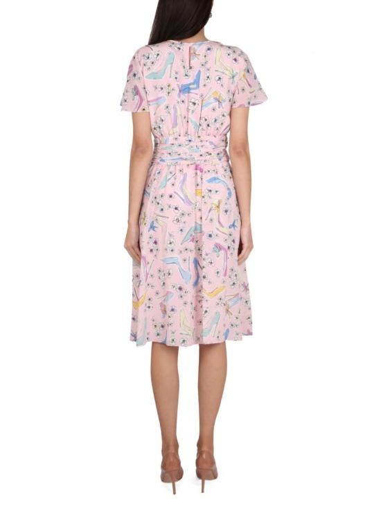  모스키노 미디 원피스 04361140 1223 Pink - MOSCHINO