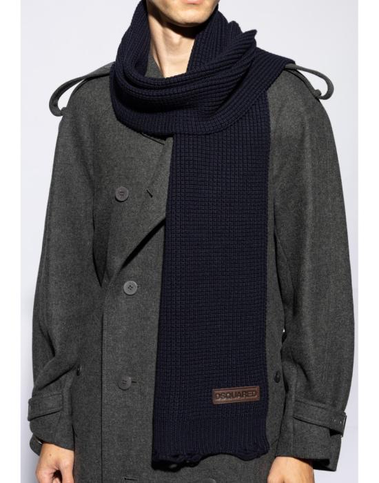 25FW 디스퀘어드2 머플러/스카프 KNM016501W000013073 Black - DSQUARED2