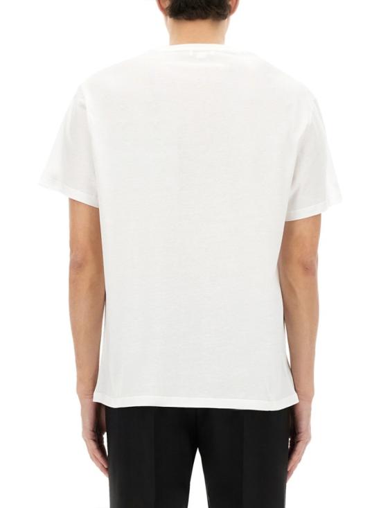 25FW 알렉산더 맥퀸 반팔 티셔츠 828420 QTADD0909 White - ALEXANDER MCQUEEN