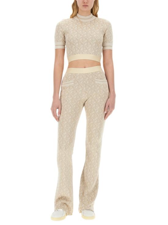  팜앤젤스 반팔 티셔츠 PWHT010 R24KNI0010361 Neutrals - PALM ANGELS