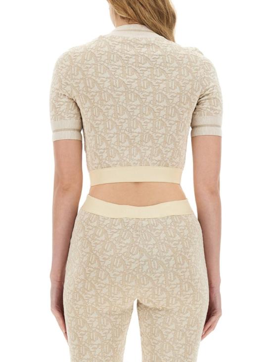  팜앤젤스 반팔 티셔츠 PWHT010 R24KNI0010361 Neutrals - PALM ANGELS