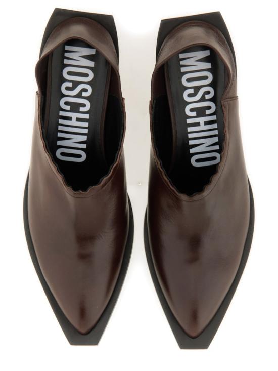  모스키노 플랫 슈즈 MA10514M0L MD5300 Brown - MOSCHINO