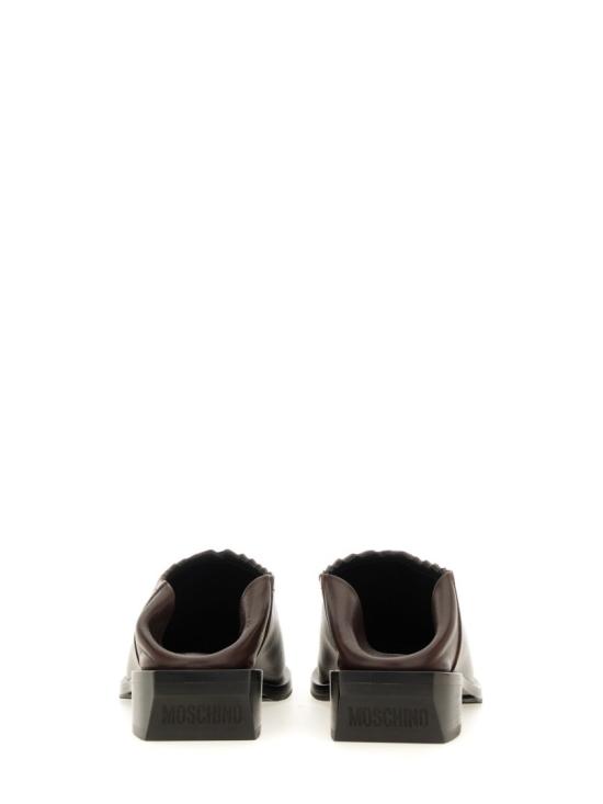  모스키노 플랫 슈즈 MA10514M0L MD5300 Brown - MOSCHINO