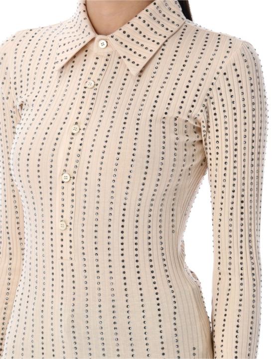 25SS 디 아티코 긴팔 티셔츠 250WCT00351JJJ051 Neutrals - THE ATTICO