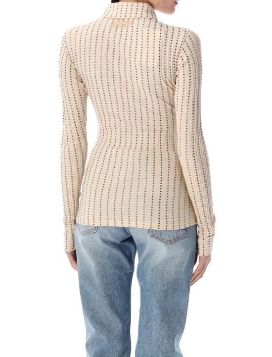 25SS 디 아티코 긴팔 티셔츠 250WCT00351JJJ051 Neutrals - THE ATTICO