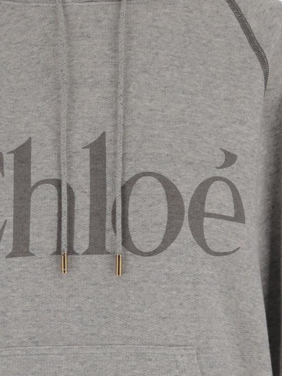 25FW 끌로에 후드 티셔츠 CH25AJH10179060 Grey - CHLOE