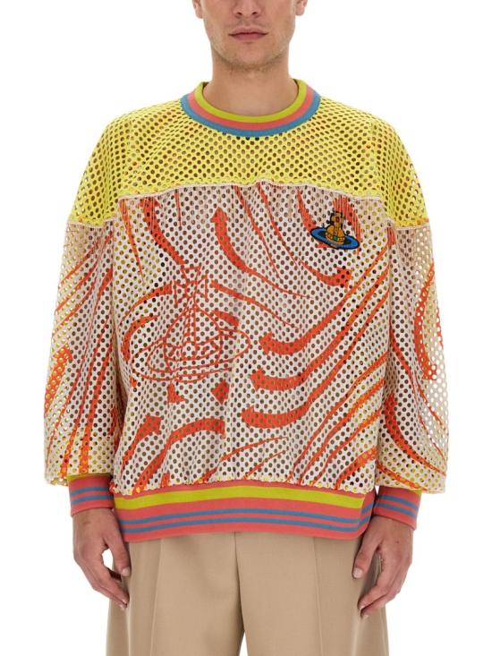  비비안웨스트우드 긴팔 티셔츠 3I010009 J0042J306 Multicolor