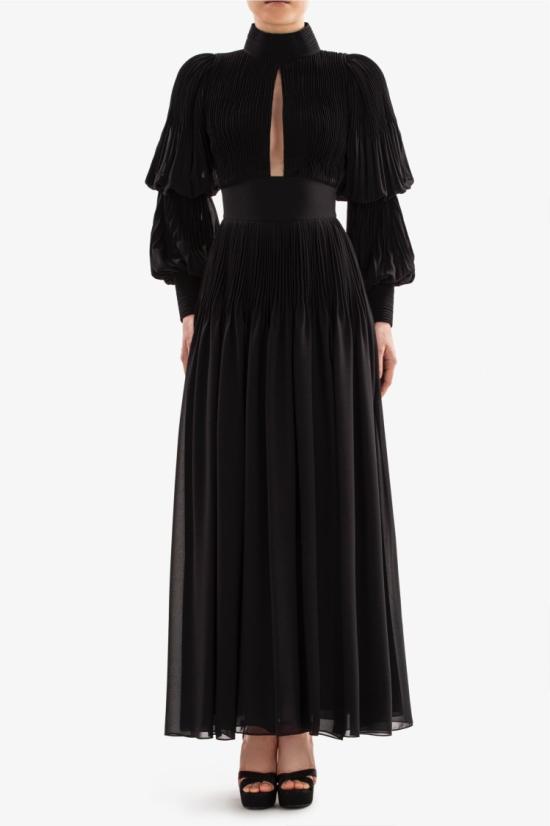  사이드 코베이시 원피스 플리츠 미디 드레스 - SAIID KOBEISY