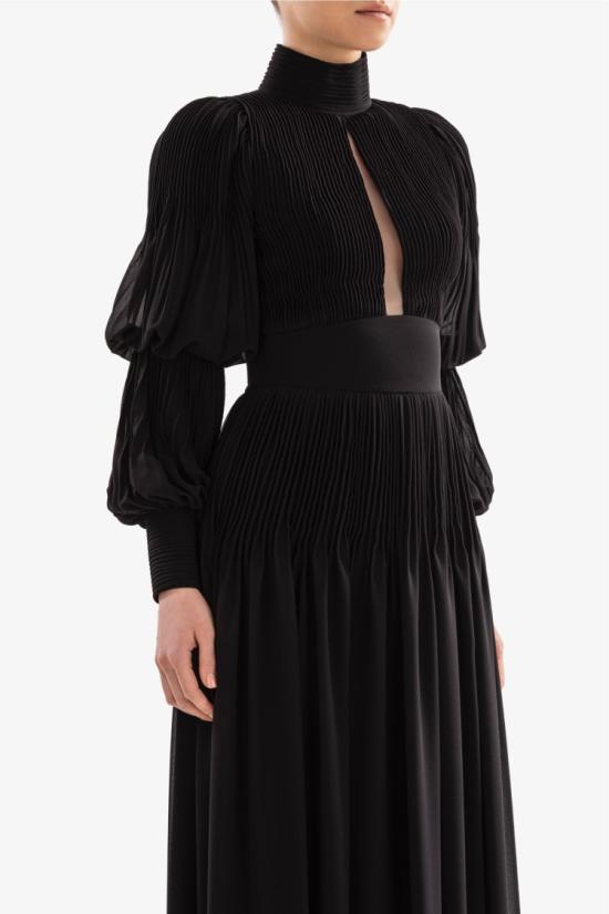  사이드 코베이시 원피스 플리츠 미디 드레스 - SAIID KOBEISY