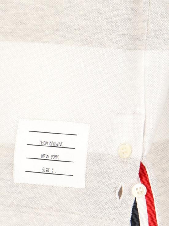  톰브라운 반팔 티셔츠 MJS201A J0049057 Neutrals - THOM BROWNE