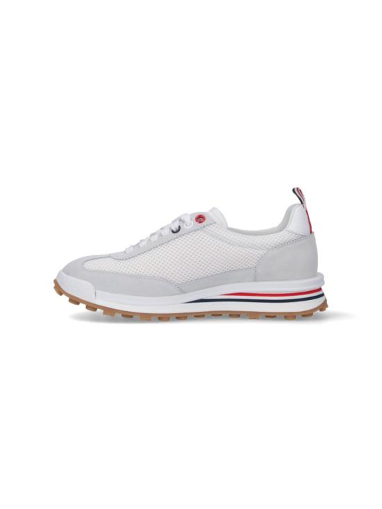 25SS 톰브라운 TECH RUNNER, 테크 러너 스니커즈 FFD054A 06552100 White - THOM BROWNE