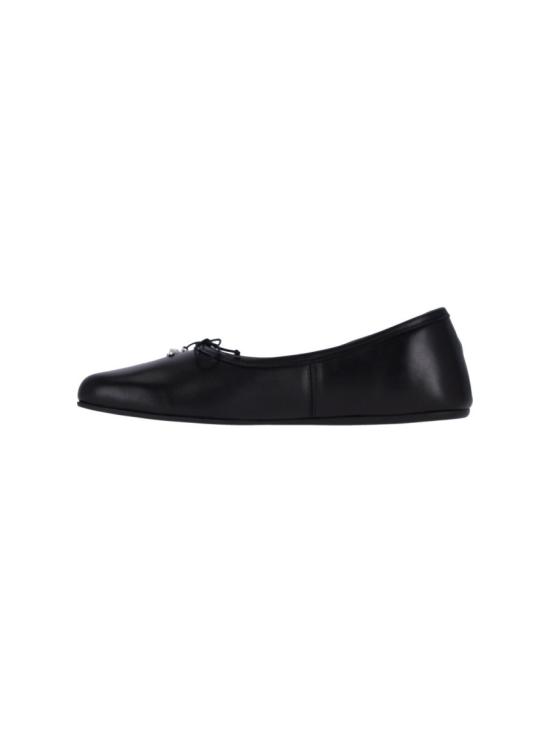 25FW 비비안웨스트우드 보우 디테일 발레리나 7201000HW L00AGN402 Black - VIVIENNE WESTWOOD