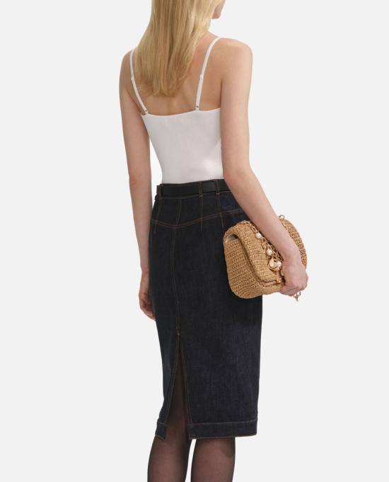 25FW 셀프 포트레이트 민소매 티셔츠 PF25042TWWHITE White - SELF PORTRAIT