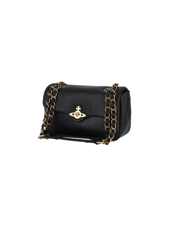 25FW 비비안웨스트우드 숄더백 46030004W L00BZN401 Black - VIVIENNE WESTWOOD