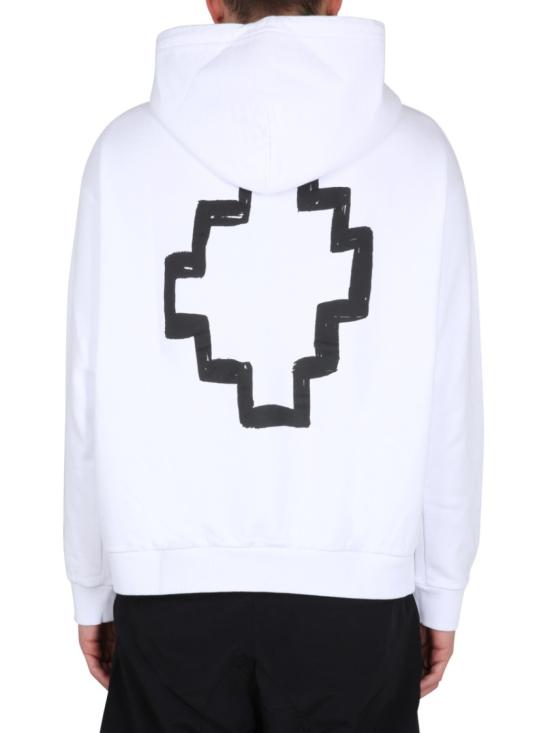  마르셀로 불론 후드 티셔츠 CMBB040 C99FLE0010110 White - MARCELO BURLON