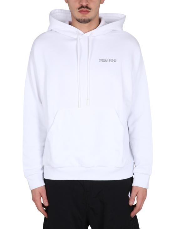  마르셀로 불론 후드 티셔츠 CMBB040 C99FLE0010110 White