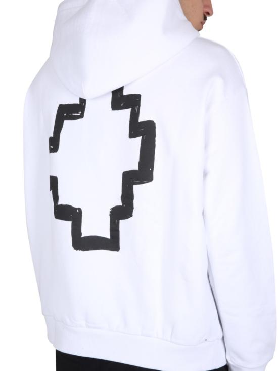  마르셀로 불론 후드 티셔츠 CMBB040 C99FLE0010110 White - MARCELO BURLON