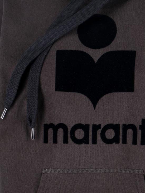 25FW 이자벨마랑에뚜왈 만셀 오버사이즈 후드 스웨트셔츠 SW0001FA A1M07E02FK Black - ISABEL MARANT ETOILE