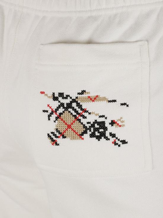 25FW 버버리 채크 EDK 조거 팬츠 채크 EDK 조거  8110971 B7078 White - BURBERRY