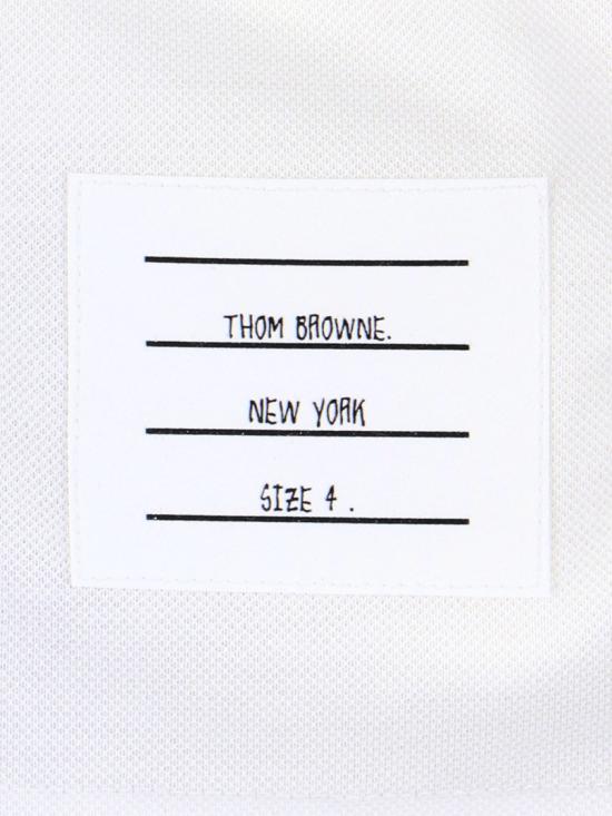 25FW 톰브라운 폴로 티셔츠 MJP022A 01455100 White - THOM BROWNE