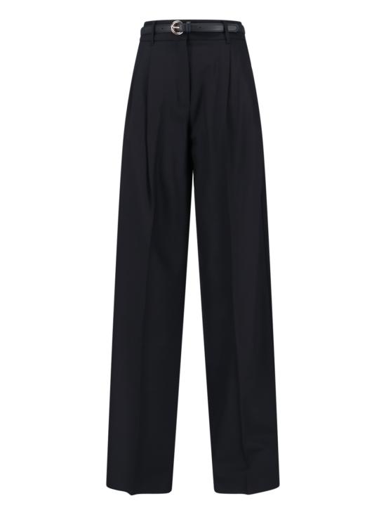 25FW 막스마라 스트레이트 팬츠 2526136082600 005 Black