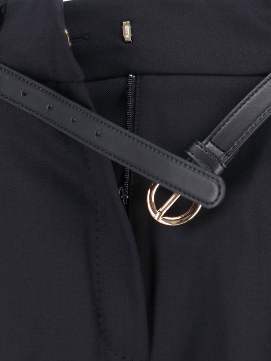 25FW 막스마라 스트레이트 팬츠 2526136082600 005 Black - MAX MARA