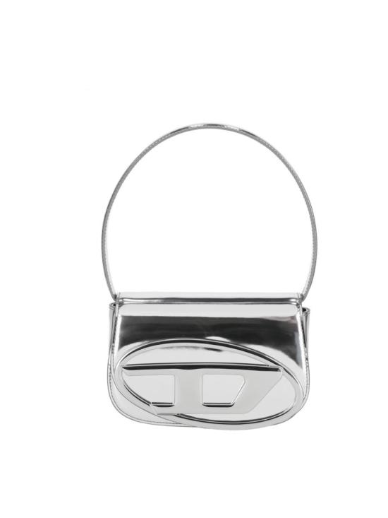 25FW 디젤 1DR 숄더백 인 미러드 레더 X08396 PS202H0535 Silver