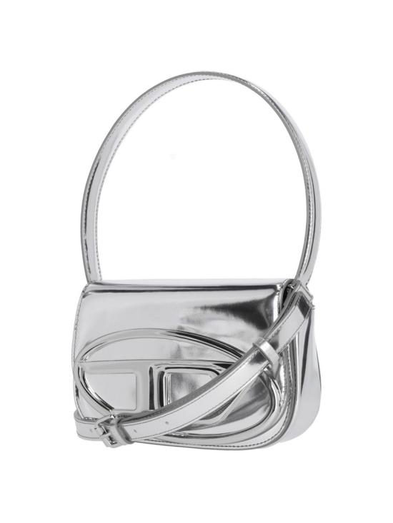 25FW 디젤 1DR 숄더백 인 미러드 레더 X08396 PS202H0535 Silver - DIESEL