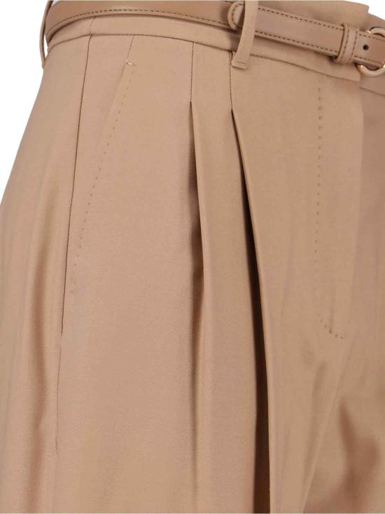 25FW 막스마라 스트레이트 팬츠 2526136082600 012 Brown - MAX MARA