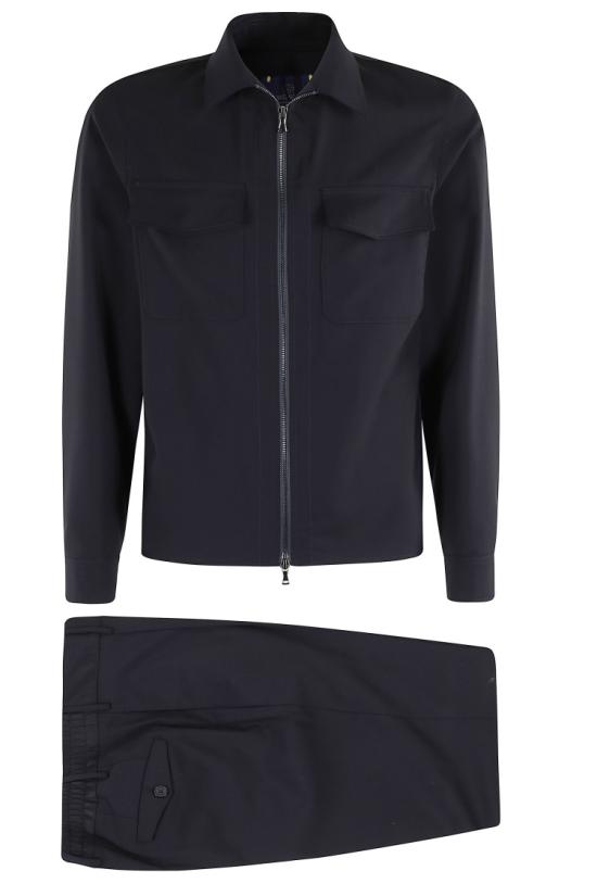 25SS 비아지오 산타니엘로 수트 세트 E2489 PISA26 096 Blue