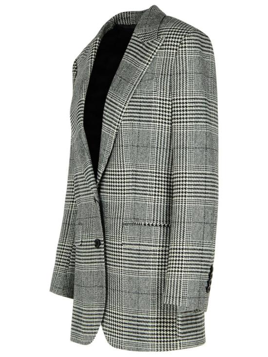  돌체앤가바나 싱글 브레스티드 글렌 플레이드 자켓 F290XT FQ2MV S8100 Grey - DOLCE & GABBANA