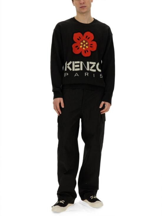  겐조 보크 플라워 점퍼 FD65PU427 3LD99J Black - KENZO