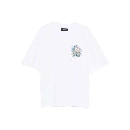 25FW 아미리 반팔 티셔츠 AMJYTE1236 WHITE