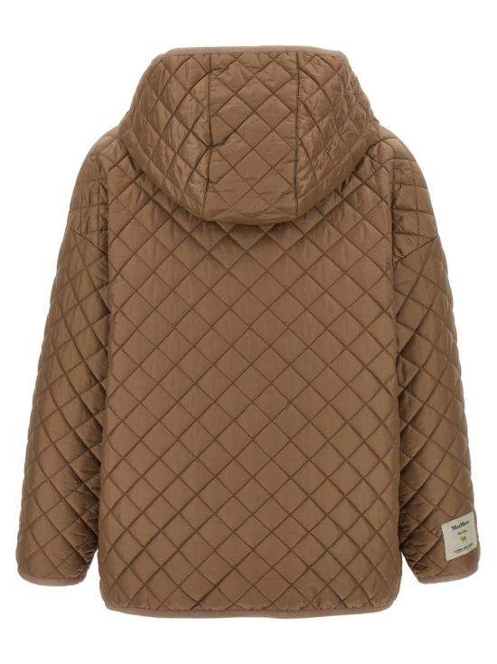 25FW 막스마라 더 큐브 LEO 레오 발수 캔버스 리버시블 패디드 자켓  2529486074600023 Beige - MAXMARA THE CUBE