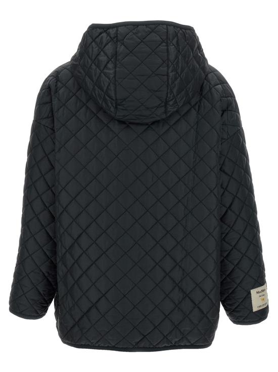 25FW 막스마라 더 큐브 LEO 레오 발수 캔버스 리버시블 패디드 자켓  2529486074600009 Black - MAXMARA THE CUBE