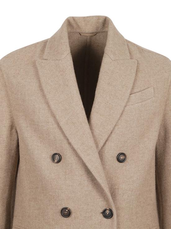  브루넬로 쿠치넬리 코트 MD5589738 C002 Brown - BRUNELLO CUCINELLI