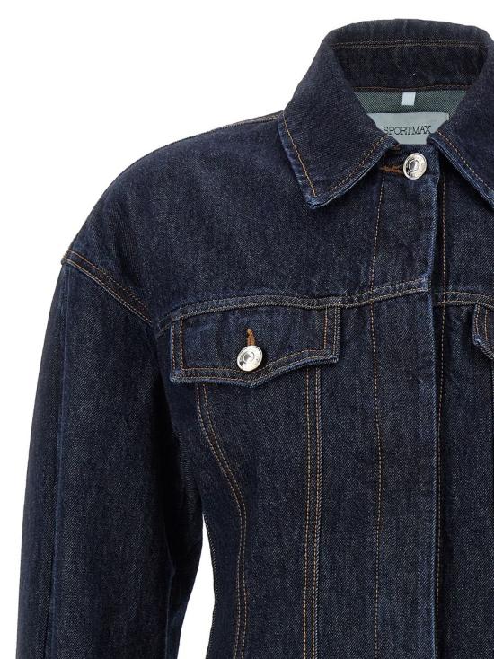 25SS 스포트막스 데님 자켓 2512041053600001 BLUE - SPORTMAX