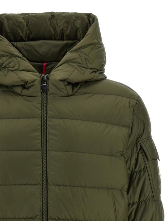 25FW 몽클레어 나잔 후드 쇼트 다운 자켓  K20911A00009597YF825 GREEN - MONCLER