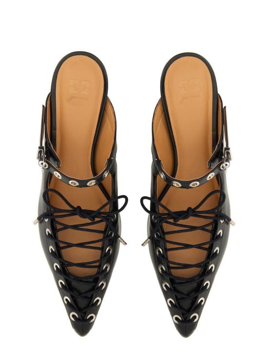 25SS 가니 힐/펌프스 S2925 099 Black - GANNI