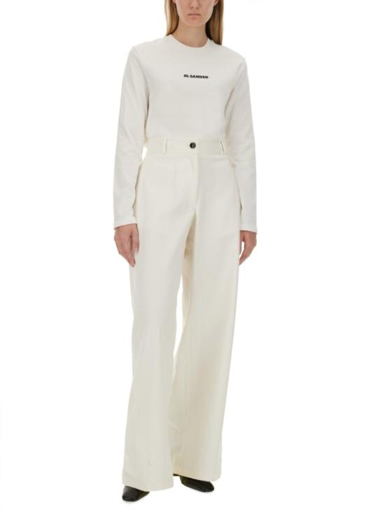  질샌더 긴팔 티셔츠 J40GC0117 J20103102 White - JIL SANDER