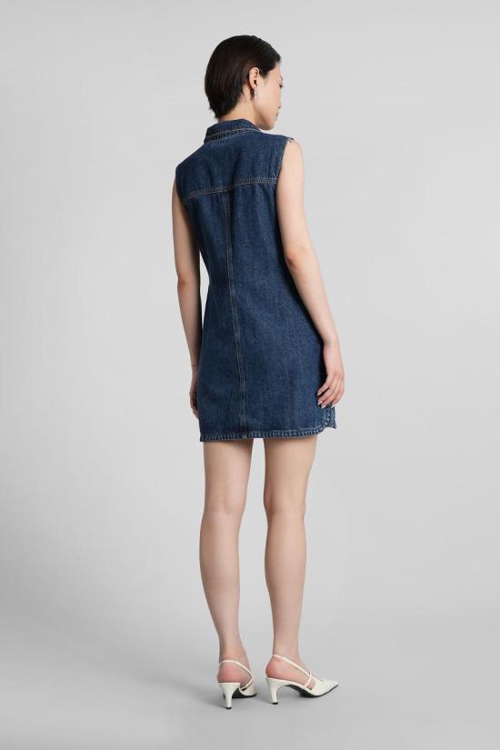 25FW 셀프 포트레이트 데님 원피스 422952 PF25 803S BLUE - SELF PORTRAIT